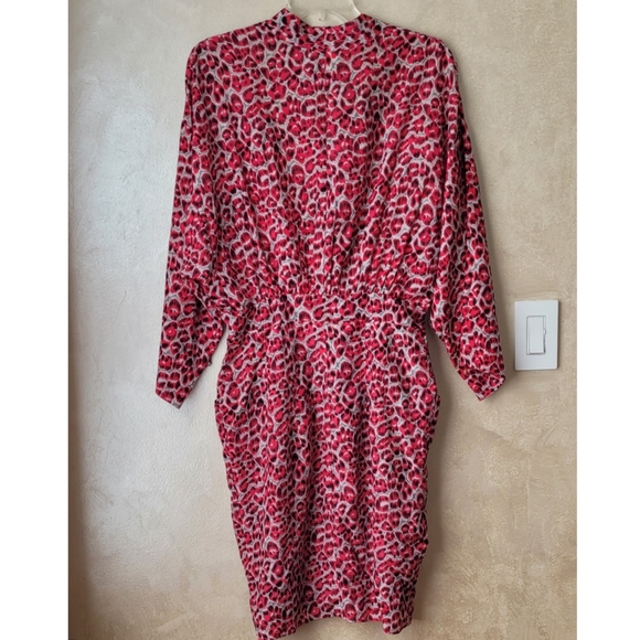 JUDI ROSEN RARE ANIMAL PRINT SILK DRESS - Picture 3 of 7